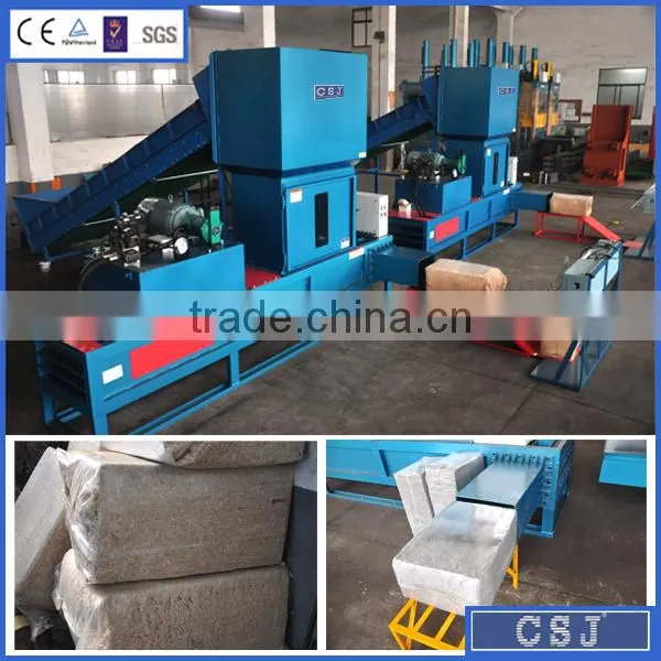 Unique quality hydraulic smashed sugarcane compress baler