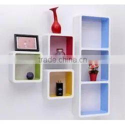 wooden display cabinet hollow-out