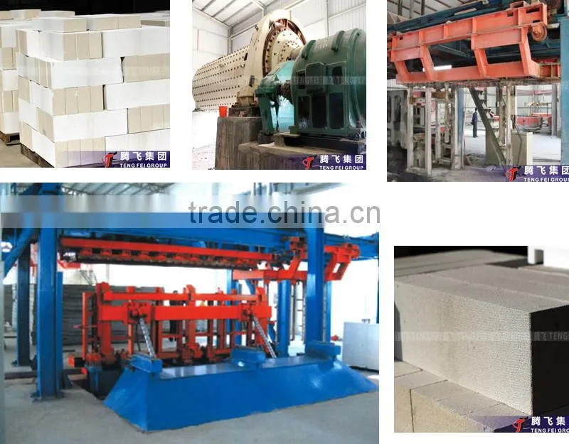 20,000-300,000CBM aac block production line -Ground turn over craft