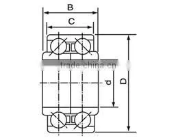 Shandong Bearing 40*66*24 Wheel Hub Bearing DAC40660024 Bearing