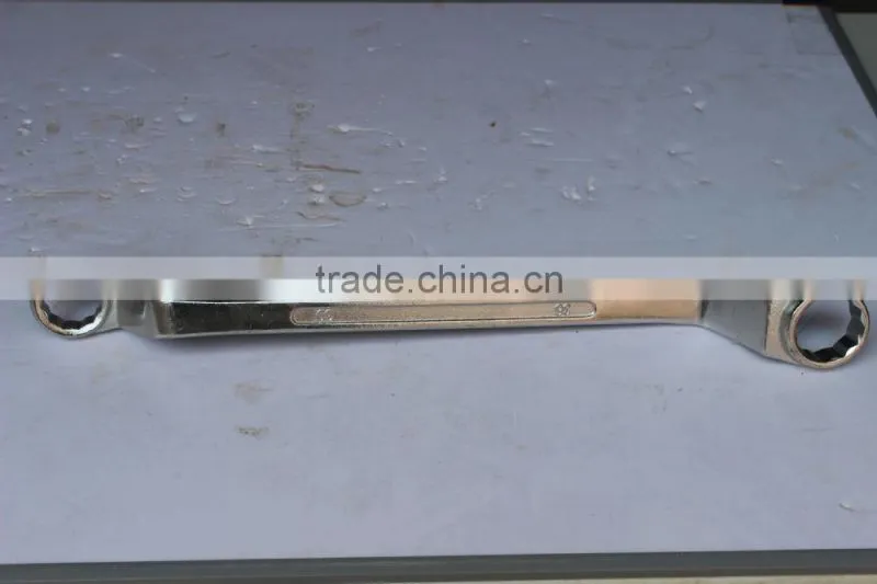 Double Offset Ring Steel Spanner Wrench
