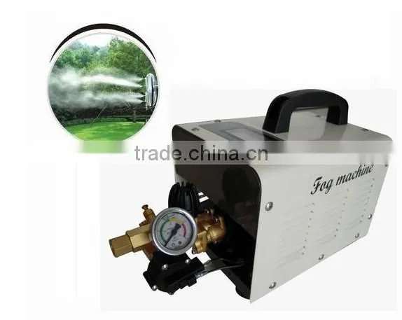 High pressure anti-drop fog spray nozzles