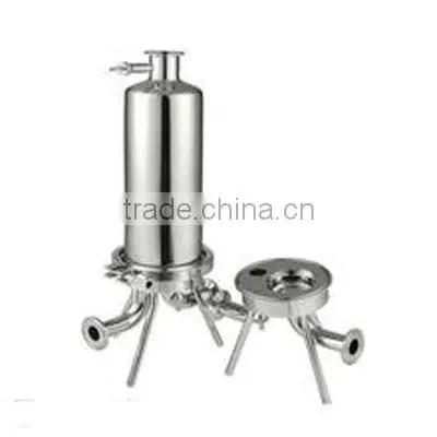 sanitary or single sanitary filter housing, cartridge filter housing