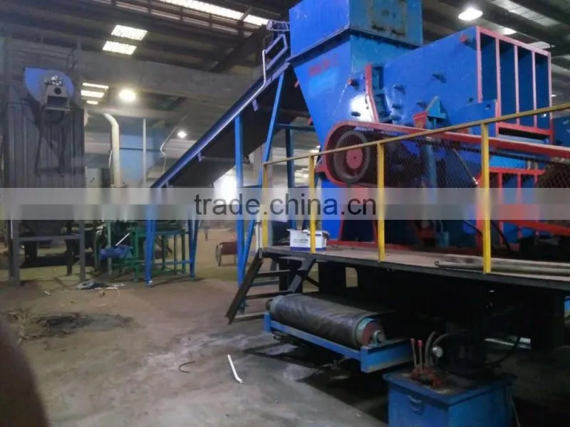 powerful industrial scrap metal crusher for iron/aluminum