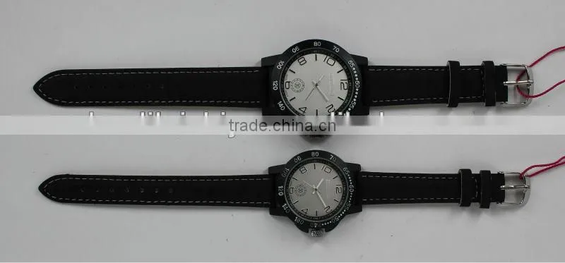 Cheapest special lover's crocodile man-made leather wathces for business gift