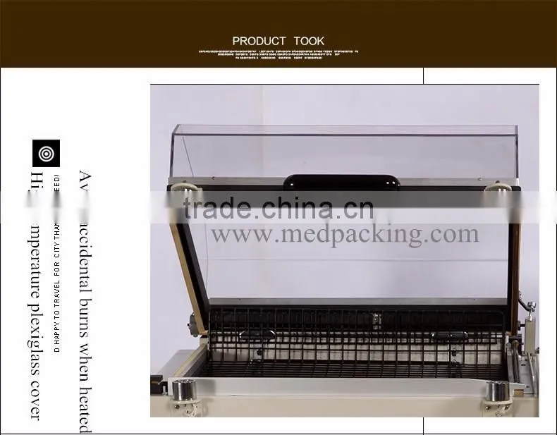 FM5540 Shrink film packaging machine/sealing and cutting machine