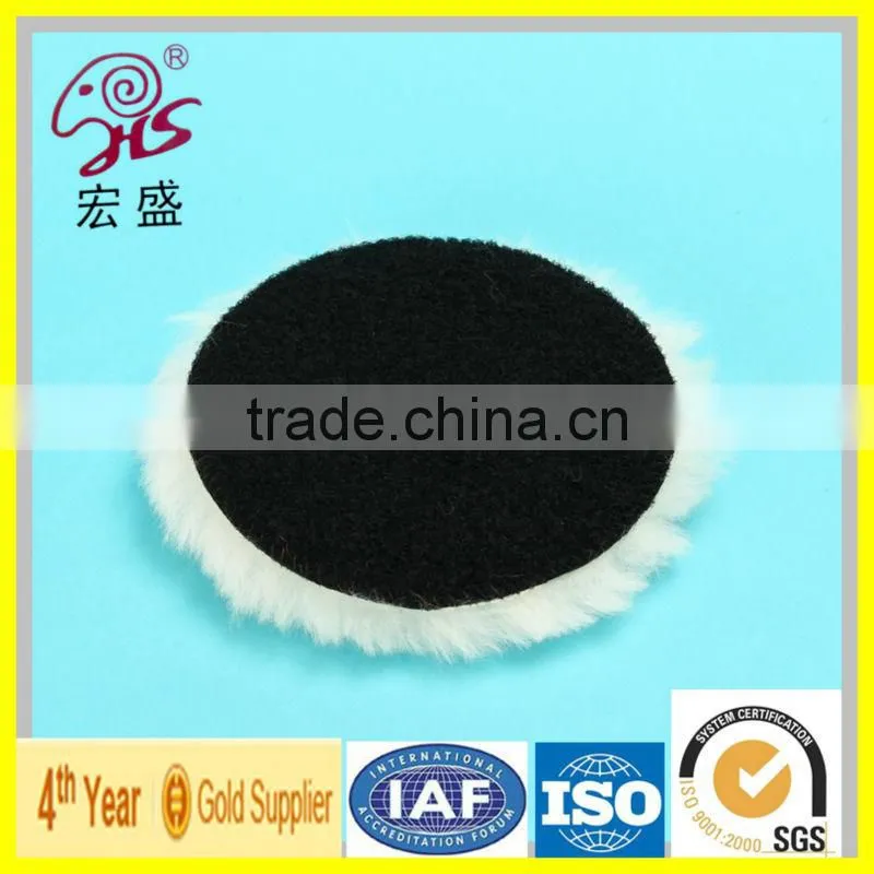 2016 new product China factory Sheep Wool Single sided nylon tape 3m Polishing Pad high quality