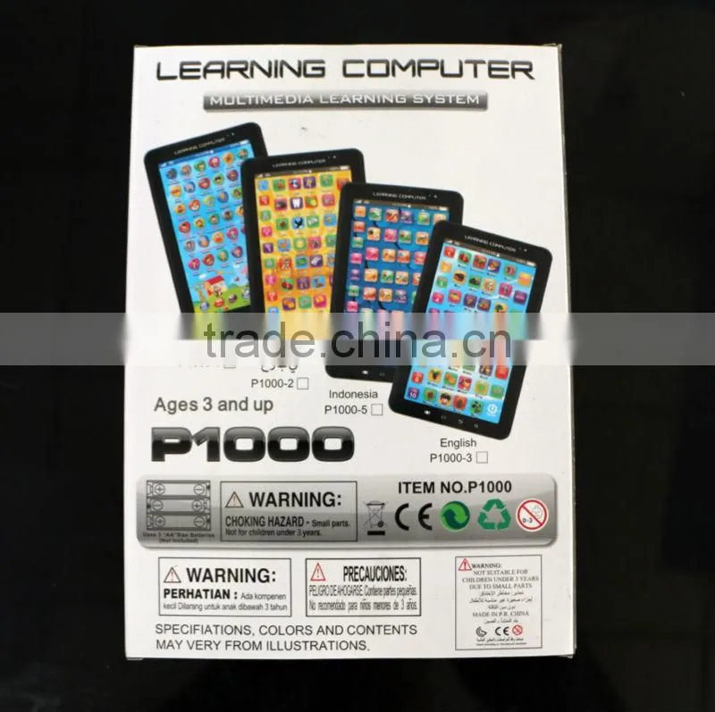Y-pad Spanish Computer Tablet Learning Education Machine Toy Gift for Kids 3 +