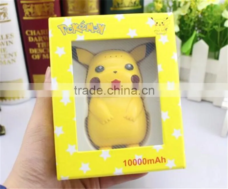 hot selling products Pikachu charger pokemon power bank factory supply cute christmas gift portable 10000mah pokeball pokemon