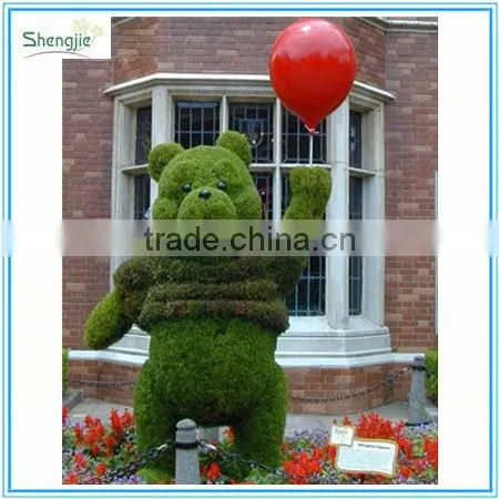 Garden decorative artificial topiary topiary frame peacock