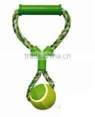 High quality 3-strand twisted cotton rope educational dog toys