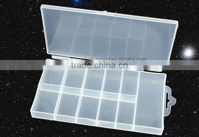 Nail Art Acrylic Tips Rhinestone Plastic Case