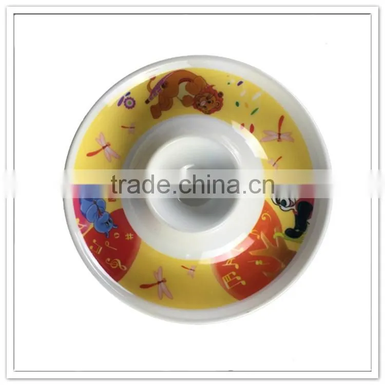 12" inch Mischievous Slipper design printing on party 30cm melamine chip&dish plate