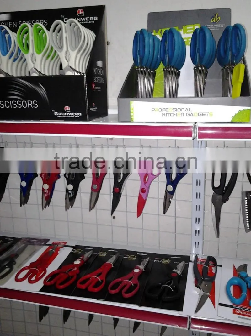 Colorful Wooden Handle Professional Kitchen Scissor