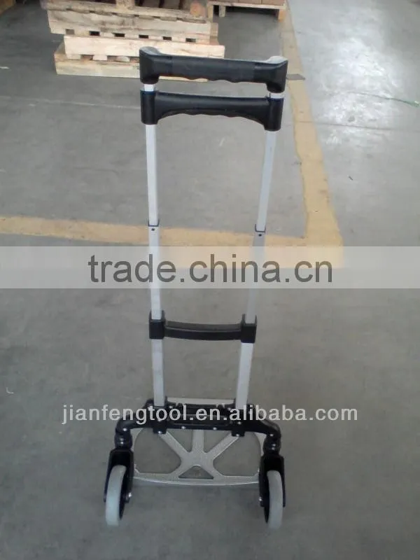 hot gift mini aluminum portable folding shopping hand cart foldable hand carrier cart ph70kgs