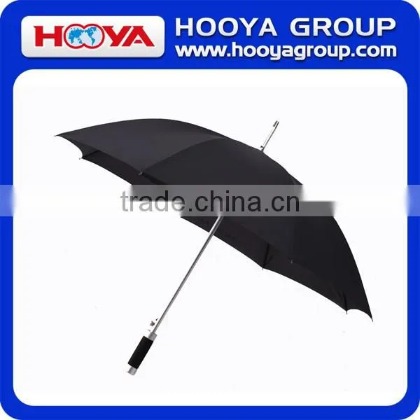 Classic Style with Soft Foam Rubber Stick Straight Handle Umbrella Aluminium Shaft Rain Umbrella