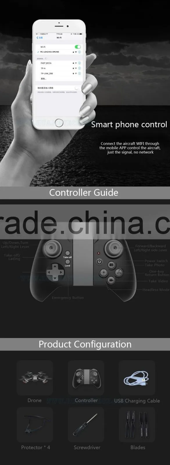 RC Folding Drone New Design with Camera High Resolution