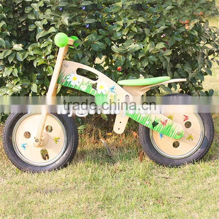 Best design no pedal wooden boys balance bike W16C179-S