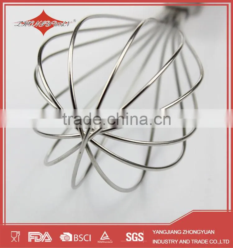 12 inches kitchen mixer stainless steel egg beater for 2015 new products