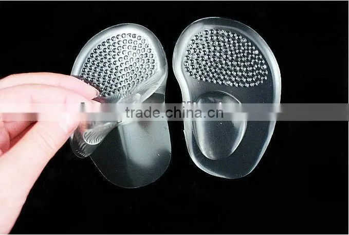 foot pad with arch support /soft half forefoot cushion gel insoles with arch support