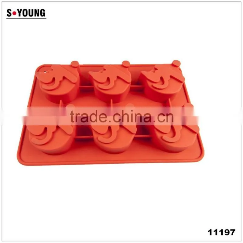 11197 sports symbol Shape Silicone Cake Mold