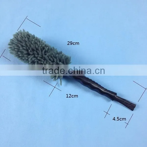 car outlet brush with pp pile and woolen yarn
