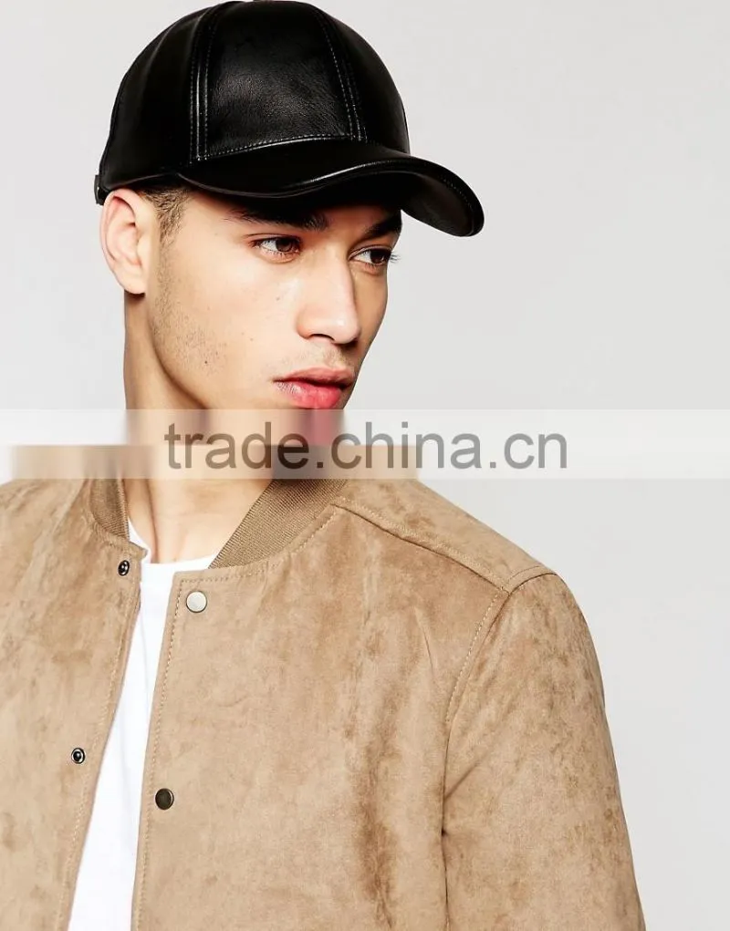 PU leather snapback baseball caps
