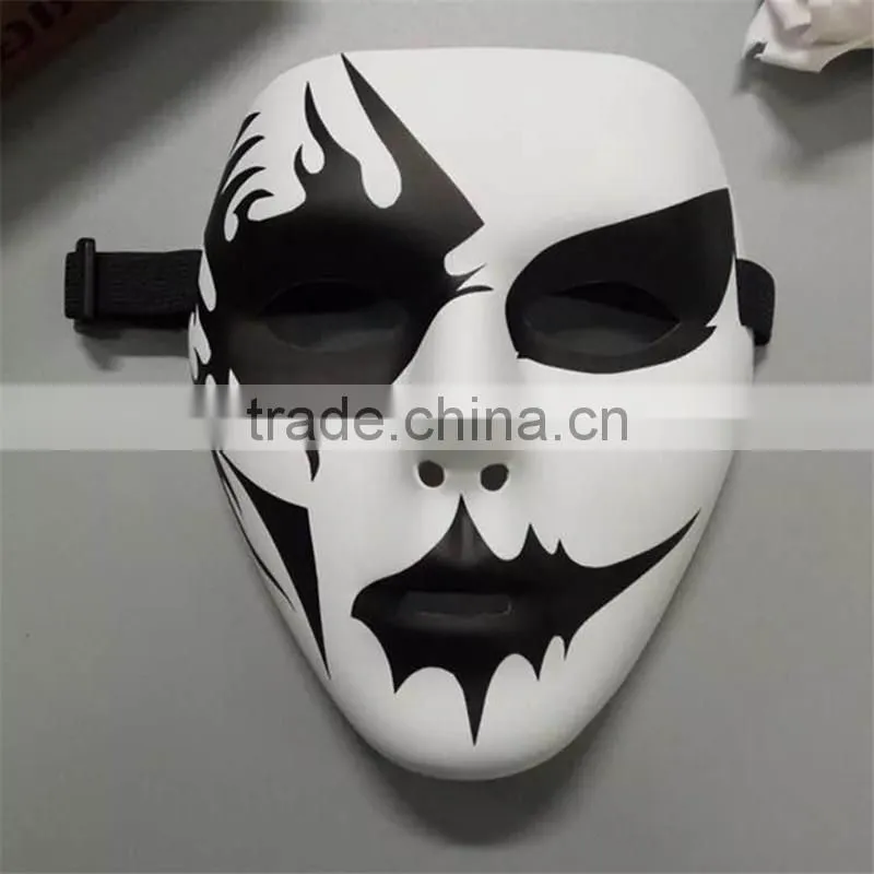 Wholesale new design halloween party resin ghost face masks for funny
