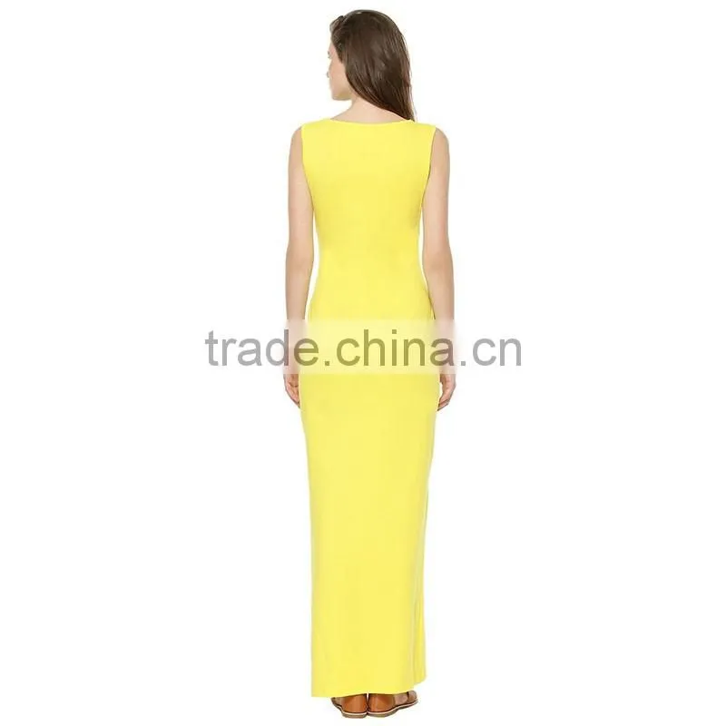 2015 hoyugo evening dress with long dress beautiful lady one-piece dress