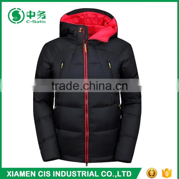 Top Quality Winter Thick Windproof Warm Mens Outdoor Down Jacket with Hood