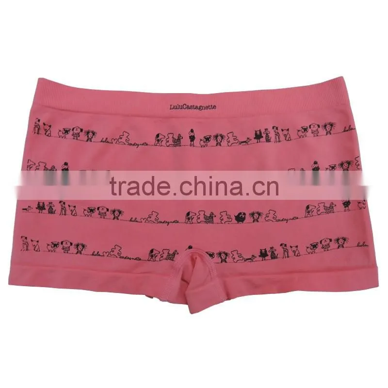 Wholesale polyamide seamless boxers shorts cute young girls' underwear