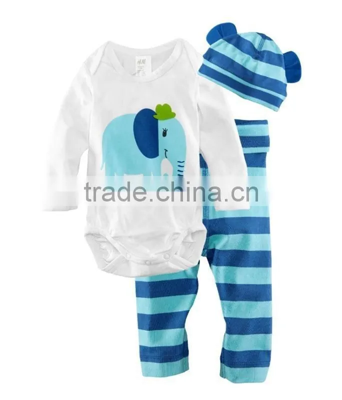 Baby Clothes Boy Girl Set Animal Pattern Rompers