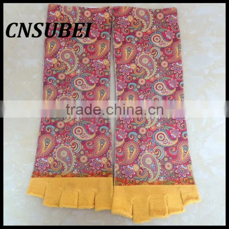 New men and women socks toe socks toe socks Yoga printing mitts socks