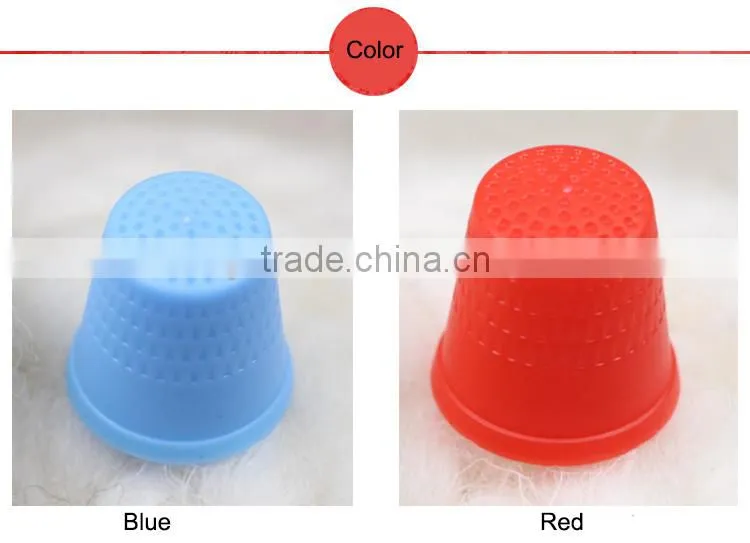 Hot Sale DIY Sewing Tools Mix Colors Plastic Sewing Thimble