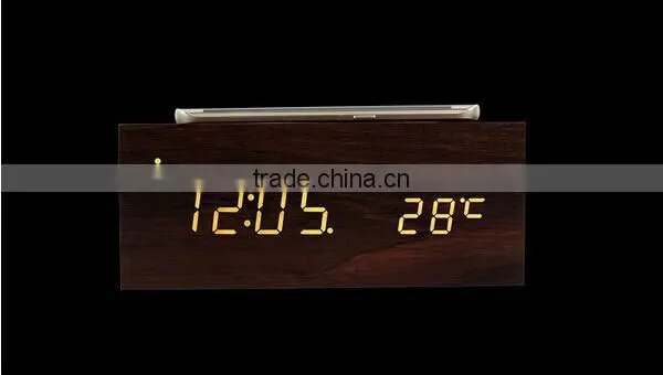 Portable Speaker Bluetooth USB4.0 Dual USB NFC Wooden Bluetooth Speaker Wriess charging Bluetooth Speaker