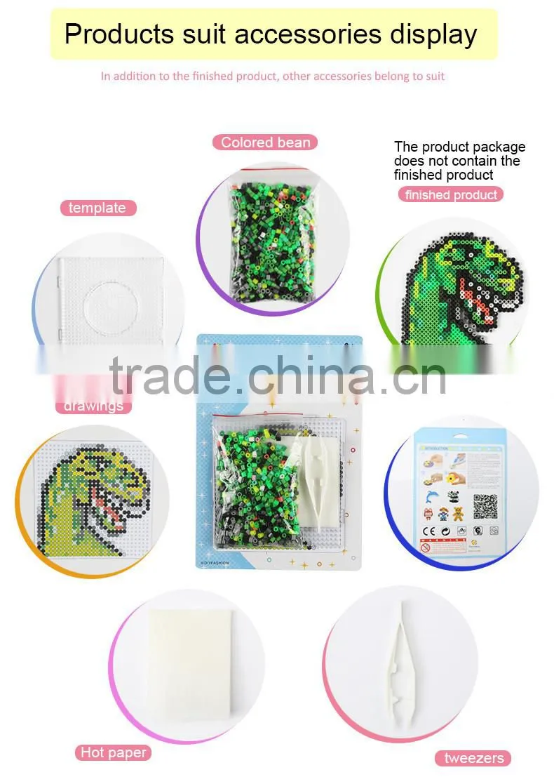 Diy Fashion Non-toxic Perler Beads Educational Puzzle Fuse Beads