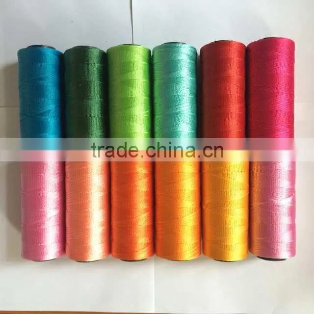 Fully stocked High tenacity industrial sewing thread