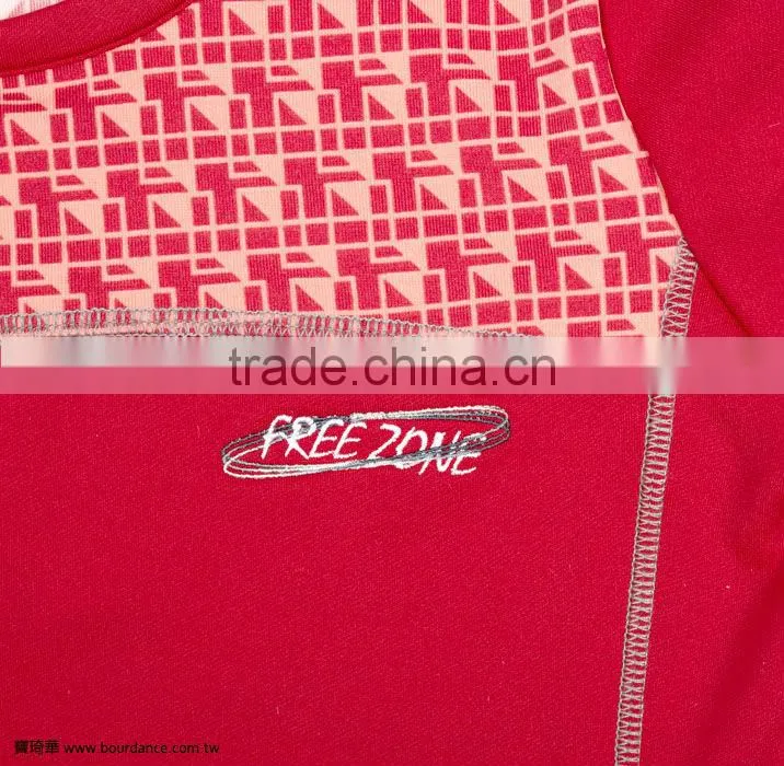 Round neck short sleeve wholesale fitness clothing