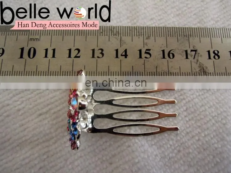 Wedding Mini Tiara Rhinestone Hair Comb Clip