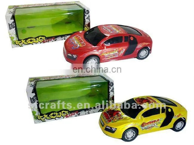 Low price plastic friction toy car