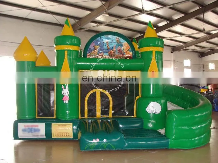 QIQI Green Inflatable Used Party Jumpers for Sale