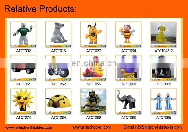 customized pvc inflatable advertising, inflatable model for promotion