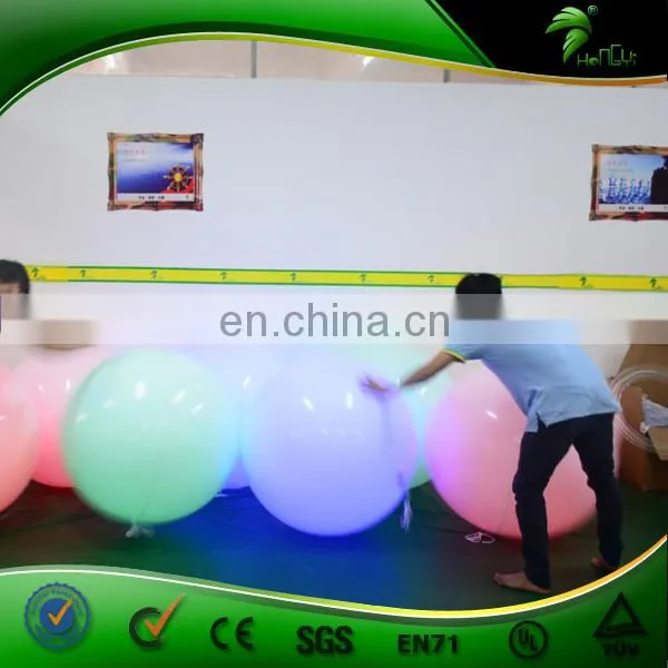Custom Inflatable LED Luminous Crowd Balloon , Concert Party Touch Control Inflatable zygote interactive balls