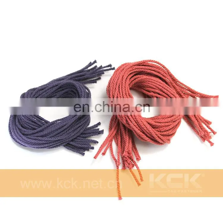 colored cotton rope,name tag string