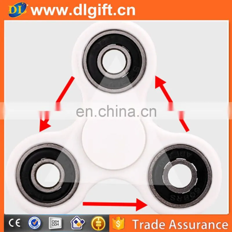 anti stress cheap plastic ceramic finger fidget spinner spinning top toy
