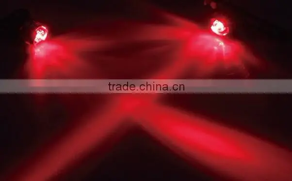 Outdoor aluminum alloy and silicone led mountain bike light