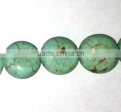 Round Shape Persian Green Turquoise Beads For Handmade Material Fittings For Jewelery Beading Threads