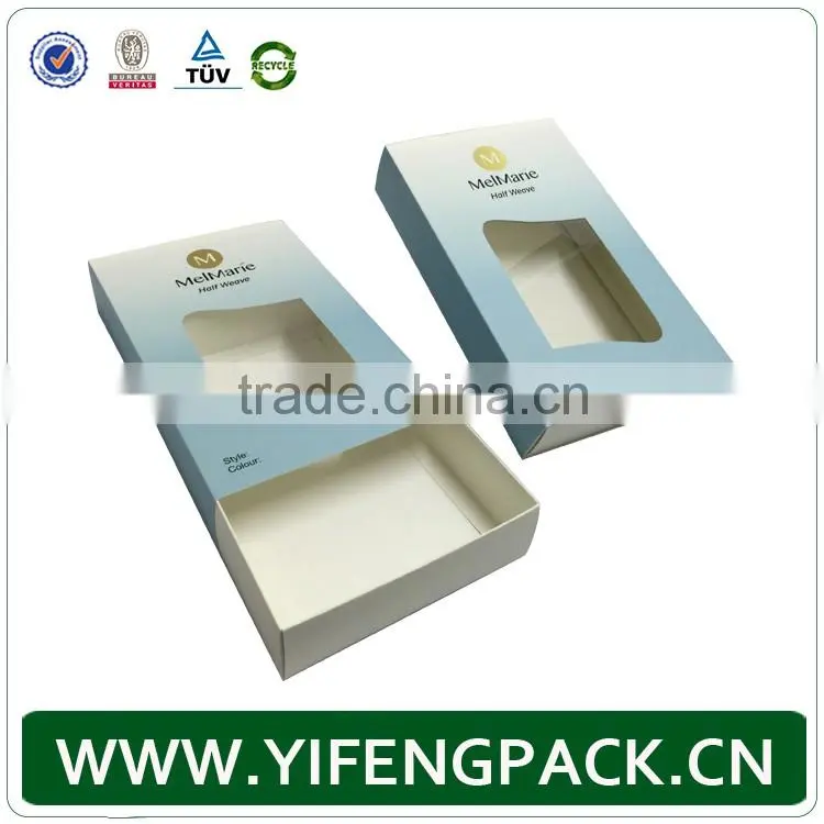 Custom design cosmetic folding gift paper perfume packaging box