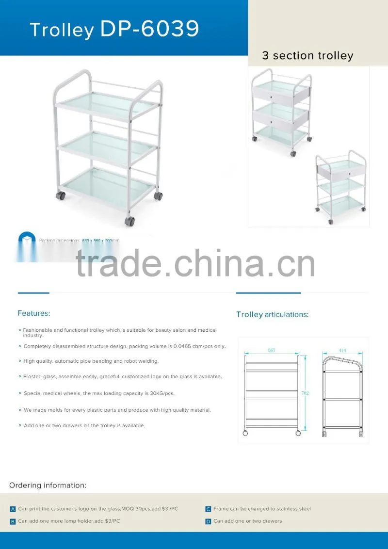 hair salon trolley for sale