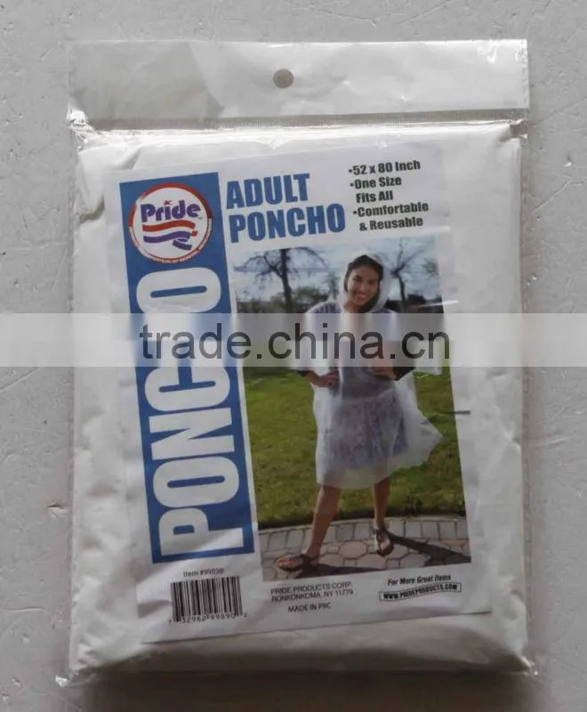 1PC PLASTIC RAINCOAT